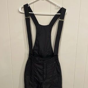 Vintage Women's Roffe Black Ski Overalls